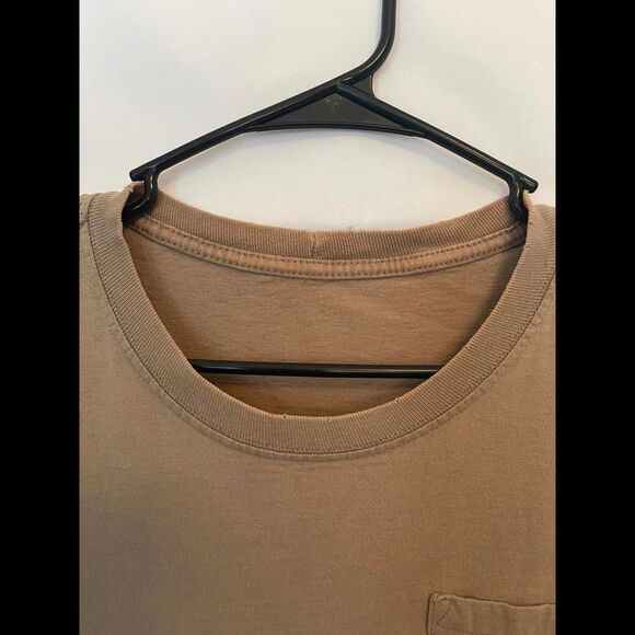 Carhartt Brown Pocket Tee Shirt Brown Mens Size Medium - Picture 3 of 7